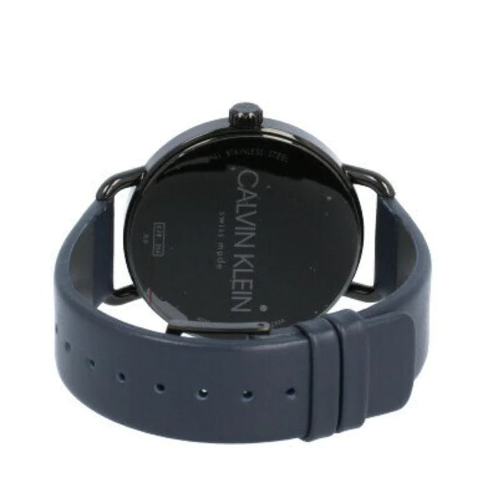 Calvin Klein Even Blue Dial Blue Leather Strap Watch for Men - K7B214VN Buy Now By Calvin Klein