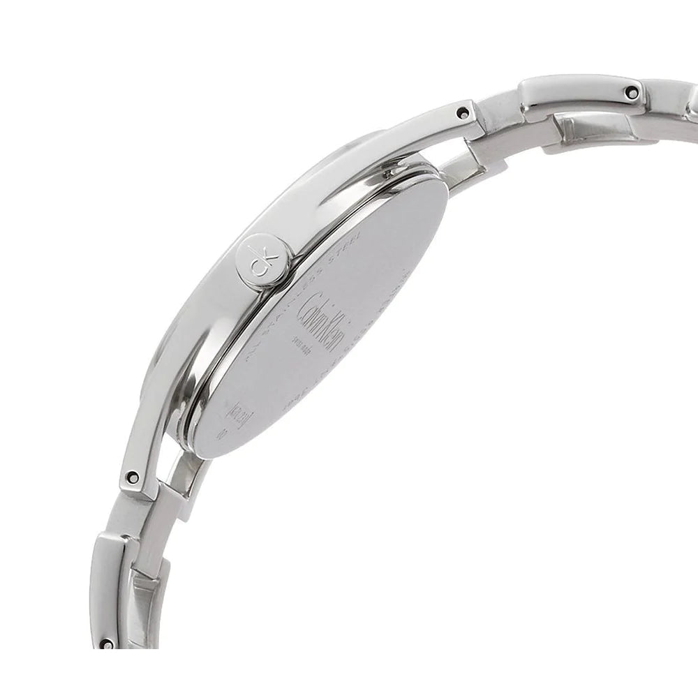 Calvin Klein Dainty Silver Dial Silver Steel Strap Watch for Women - K7L23146 Buy Now By Calvin Klein