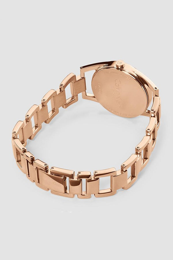 Calvin Klein Dainty White Dial Rose Gold Steel Strap Watch for Women - K7L23646 Buy Now By Calvin Klein