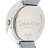 Calvin Klein Chic Silver Dial White Leather Strap Watch for Women - K7N23UP8 Buy Now By Calvin Klein