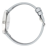 Calvin Klein Chic Silver Dial White Leather Strap Watch for Women - K7N23UP8 Buy Now By Calvin Klein