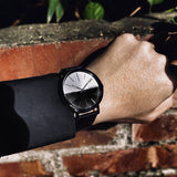 Calvin Klein Boost White Black Dial Black Leather Strap Watch for Men - K7Y21CCX Buy Now By Calvin Klein