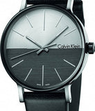 Calvin Klein Boost White Black Dial Black Leather Strap Watch for Men - K7Y21CCX Buy Now By Calvin Klein