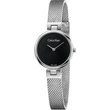 Calvin Klein Authentic Black Dial Silver Mesh Bracelet Watch for Women - K8G23121 Buy Now By Calvin Klein