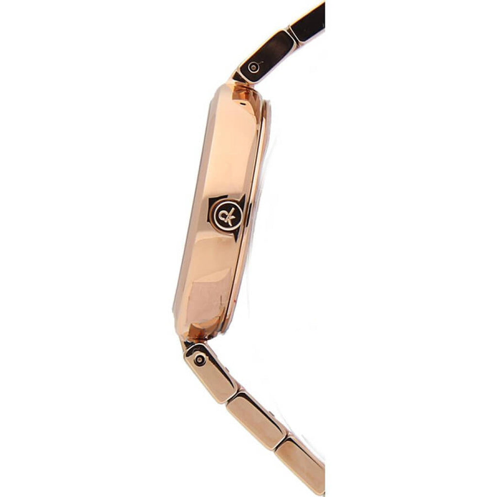 Calvin Klein Authentic White Dial Rose Gold Steel Strap Watch for Women - K8G23646 Buy Now By Calvin Klein