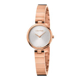 Calvin Klein Authentic White Dial Rose Gold Steel Strap Watch for Women - K8G23646 Buy Now By Calvin Klein