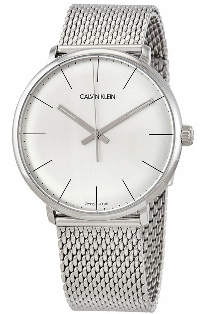Calvin Klein White Dial Silver Mesh Bracelet Watch for Women - K8M21126 Buy Now By Calvin Klein