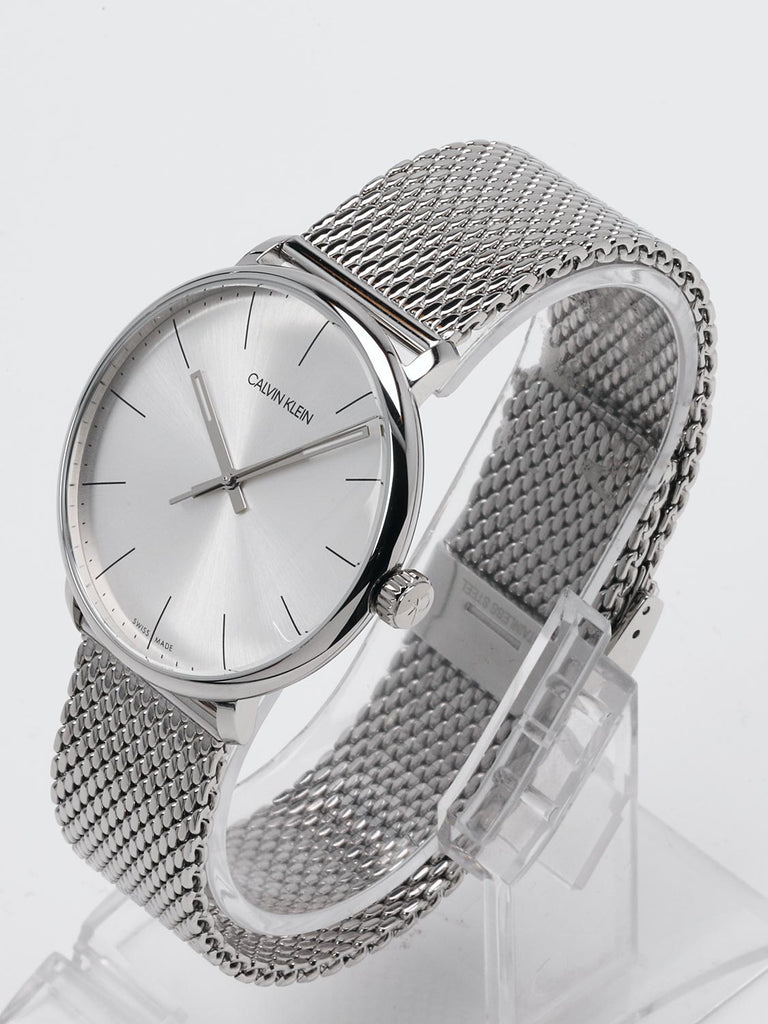 Calvin Klein White Dial Silver Mesh Bracelet Watch for Women - K8M21126 Buy Now By Calvin Klein