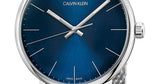 Calvin Klein High Noon Quartz Blue Dial Silver Mesh Bracelet Watch for Men - K8M2112N Buy Now By Calvin Klein