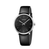 Calvin Klein High Noon Quartz Black Dial Black Leather Strap Watch for Men - K8M211C1 Buy Now By Calvin Klein
