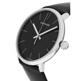 Calvin Klein High Noon Quartz Black Dial Black Leather Strap Watch for Men - K8M211C1 Buy Now By Calvin Klein