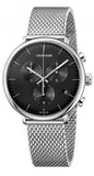 Calvin Klein High Noon Chronograph Black Dial Silver Mesh Bracelet Watch for Men - K8M27121 Buy Now By Calvin Klein
