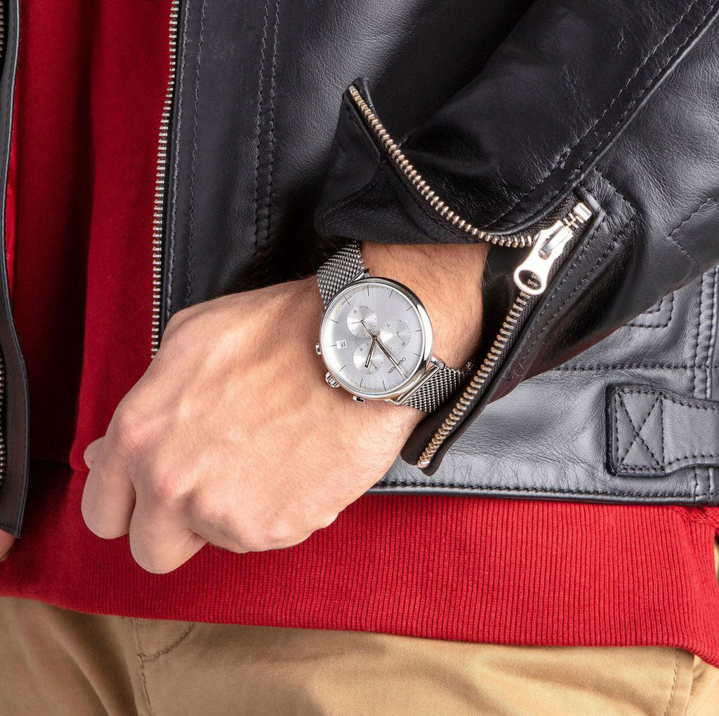 Calvin Klein White Dial Silver Mesh Bracelet Watch for Women - K8M21126 Buy Now By Calvin Klein