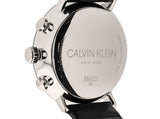 Calvin Klein High Noon Chronograph White Dial Black Leather Strap Watch for Men - K8M271C6 Buy Now By Calvin Klein