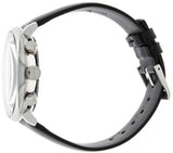 Calvin Klein High Noon Chronograph White Dial Black Leather Strap Watch for Men - K8M271C6 Buy Now By Calvin Klein