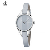 Calvin Klein Rebel Grey Dial Grey Leather Strap Watch for Women - K8P231Q4 Buy Now By Calvin Klein