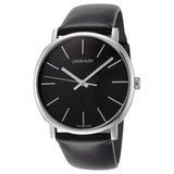 Calvin Klein Posh Black Dial Black Leather Strap Watch for Men - K8Q311C1 Buy Now By Calvin Klein