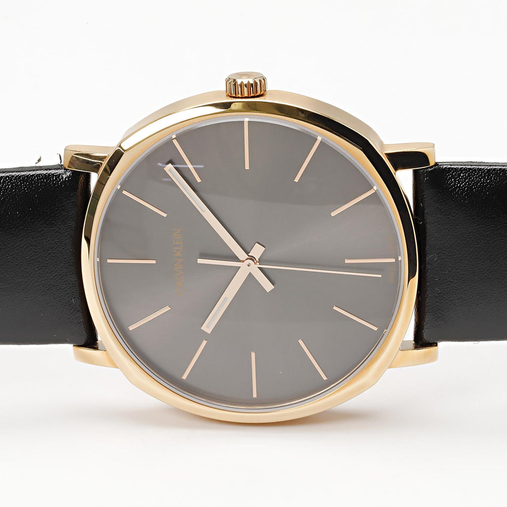 Calvin Klein Posh Black Dial Black Leather Strap Watch for Men - K8Q316C3 Buy Now By Calvin Klein