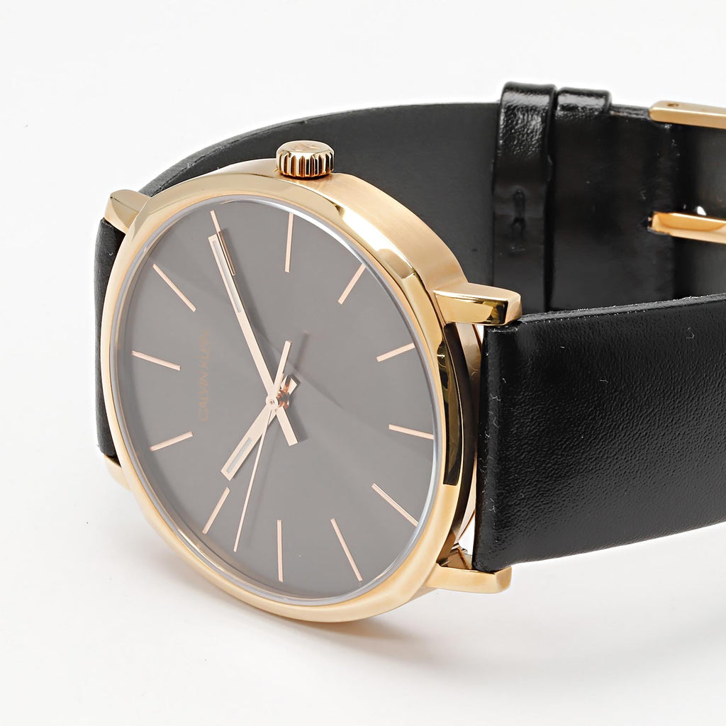 Calvin Klein Posh Black Dial Black Leather Strap Watch for Men - K8Q316C3 Buy Now By Calvin Klein