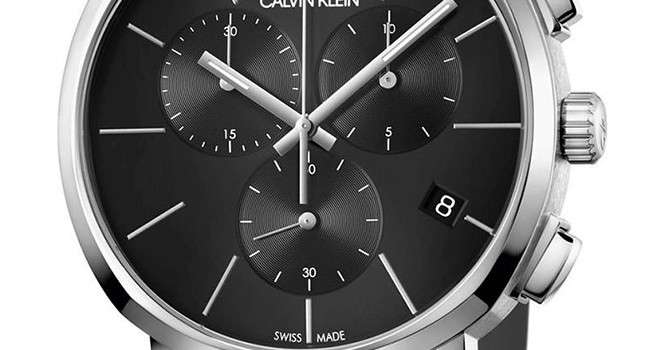 Calvin Klein Posh Black Dial Black Leather Strap Watch for Men - K8Q371C1 Buy Now By Calvin Klein