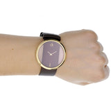 Calvin Klein Glam Transparent Dial Brown Leather Strap Watch for Women - K9423503 Buy Now By Calvin Klein