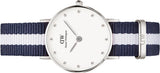 Daniel Wellington Classy Glasgow White Dial Two Tone NATO Strap Watch For Women - DW00100074 Buy Now By Daniel Wellington