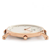 Daniel Wellington Classy St Mawes White Dial Brown Leather Strap Watch For Women - DW00100075 Buy Now By Daniel Wellington