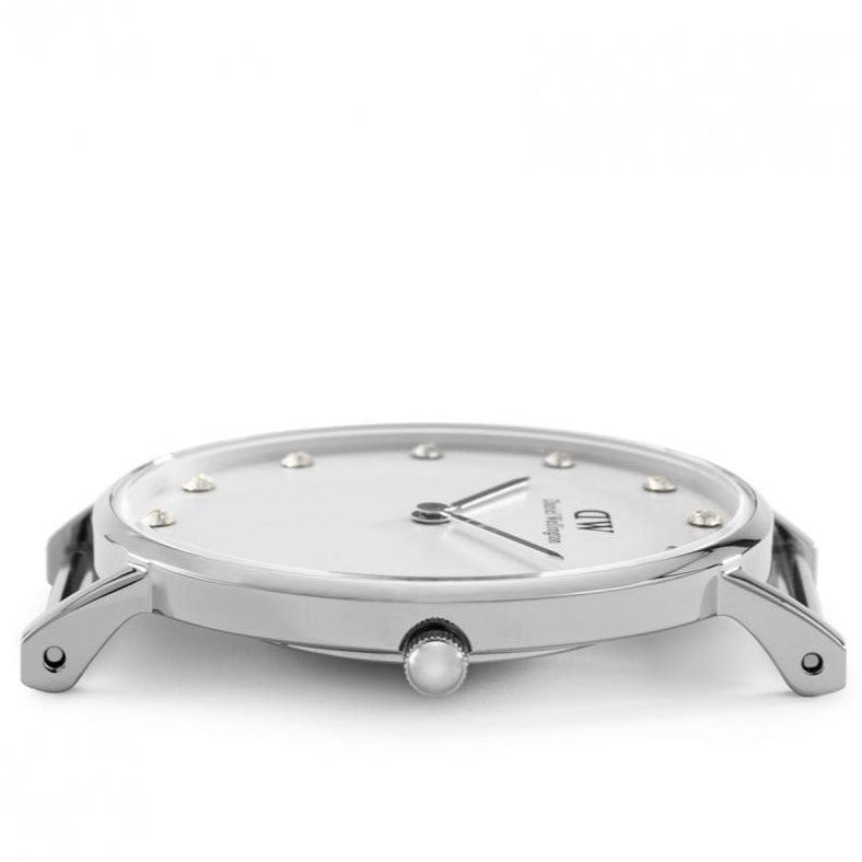 Daniel Wellington Classy Winchester White Dial Two Tone NATO Strap Watch For Women - DW00100081 Buy Now By Daniel Wellington