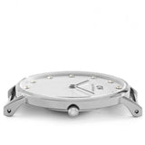 Daniel Wellington Classy Winchester White Dial Two Tone NATO Strap Watch For Women - DW00100081 Buy Now By Daniel Wellington