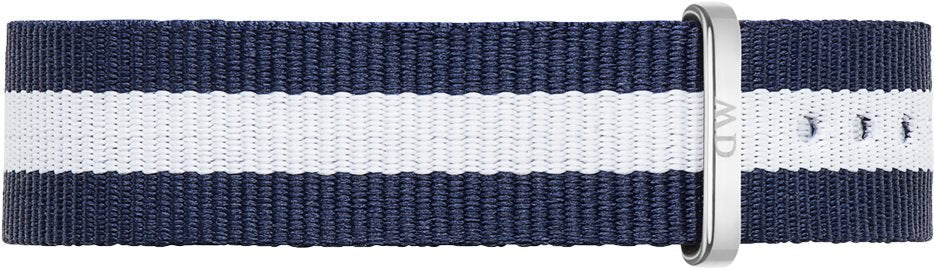 Daniel Wellington Classy Glasgow White Dial Two Tone Nylon Strap Watch For Women - DW00100082 Buy Now By Daniel Wellington