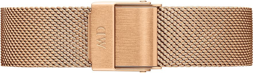 Daniel Wellington Classic Melrose Black Dial Rose Gold Mesh Bracelet Watch For Women - DW00100161 Buy Now By Daniel Wellington