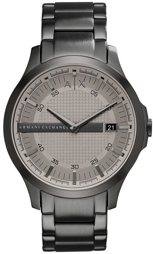 Armani Exchange Hampton Chronograph Grey Dial Grey Steel Strap Watch For Men - AX2135 Buy Now By Armani Exchange