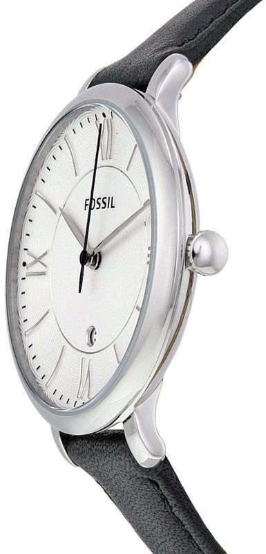 Fossil Jacqueline Quartz White Dial Black Leather Strap Watch for Women - ES3972 Buy Now By Fossil