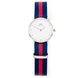 Daniel Wellington Classy Oxford White Dial Two Tone Nylon Strap Watch For Women - DW00100072 Buy Now By Daniel Wellington
