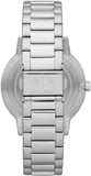Armani Exchange Cayde Analog Black Dial Silver Steel Strap Watch For Men - AX2700 Buy Now By Armani Exchange
