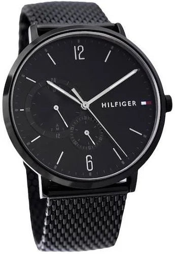 Tommy Hilfiger Brooklyn Black Dial Black Mesh Bracelet Watch for Men - 1791507 Buy Now By Tommy Hilfiger