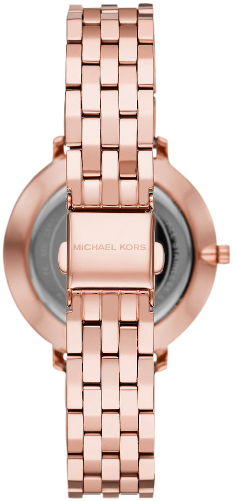 Michael Kors Pyper Three-Hand Rose Gold Dial Rose Gold Steel Strap Watch For Women - MK3897 Buy Now By Michael Kors