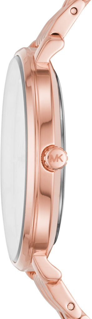 Michael Kors Pyper Three-Hand Rose Gold Dial Rose Gold Steel Strap Watch For Women - MK3897 Buy Now By Michael Kors