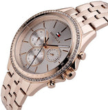 Tommy Hilfiger Ari Diamonds Silver Dial Rose Gold Steel Strap Watch for Women - 1781978 Buy Now By Tommy Hilfiger