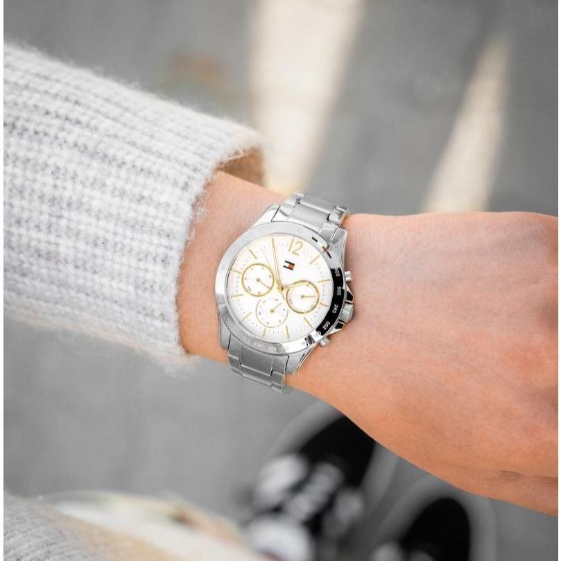 Tommy Hilfiger Haven Multifunction Chronograph White Dial Silver Steel Strap Watch For Women - 1782194 Buy Now By Tommy Hilfiger