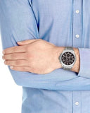 Tommy Hilfiger Hudson Chronograph Quartz Brown Dial Silver Steel Strap Watch For Men - 1791229 Buy Now By Tommy Hilfiger