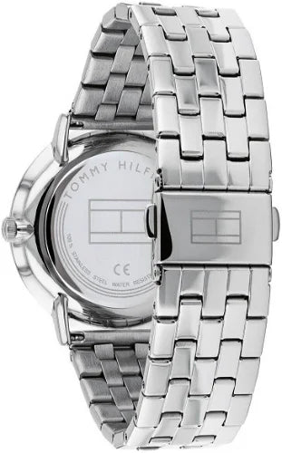 Tommy Hilfiger Jenna Quartz White Dial Silver Steel Strap Watch for Women - 1782068 Buy Now By Tommy Hilfiger