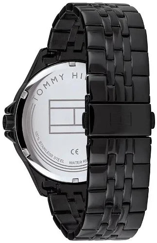 Tommy Hilfiger Shawn Quartz Black Dial Black Steel Strap Watch for Men - 1791611 Buy Now By Tommy Hilfiger