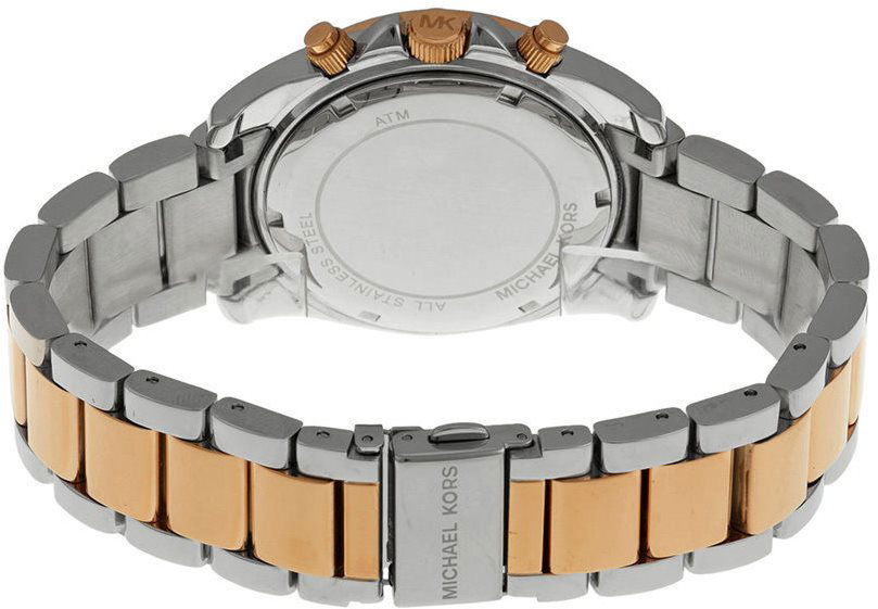 Michael Kors Blair Chronograph Black Dial Two Tone Steel Strap Watch For Women - MK6093 Buy Now By Michael Kors