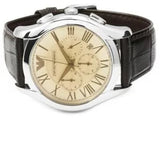 Emporio Armani Valente Chronograph Brown Dial Brown Leather Strap Watch For Men - AR1785 Buy Now By Emporio Armani