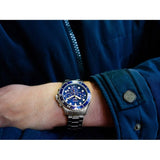 Fossil FB-03 Chronograph Blue Dial Silver Steel Strap Watch for Men - FS5724 Buy Now By Fossil