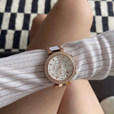 Michael Kors Parker White Dial Two Tone Steel Strap Watch for Women - MK5774 Buy Now By Michael Kors