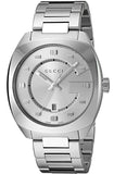 Gucci GG2570 Silver Dial Silver Steel Strap Watch For Men - YA142308 Buy Now By Gucci