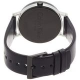 Calvin Klein Boost White Black Dial Black Leather Strap Watch for Men - K7Y21CCX Buy Now By Calvin Klein