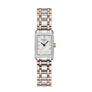 Longines Dolcevita Diamonds Mother of Pearl White Dial Two Tone Steel Strap Watch for Women - L5.258.5.89.7 Buy Now By Longines